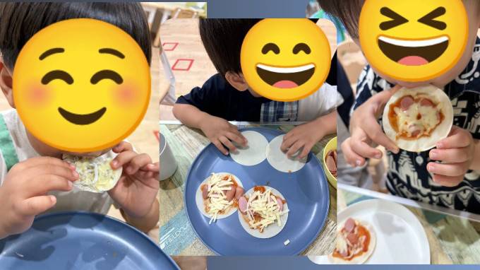 餃子の皮ピザ作り🍕
