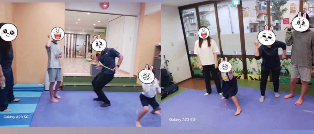 みんなで全力！しっぽ取りゲーム😊